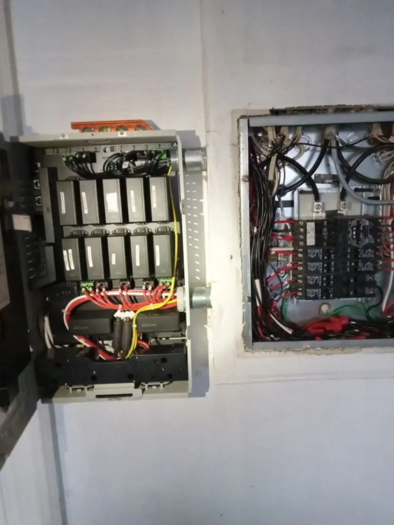 Electrical panel upgrade completed for Indoor Lighting Installation in Humboldt